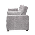 Serta Ainsley Light Grey Queen Convertible Sofa Bed