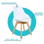 GOTMINSI Set of 2 Modern Dining Shell Chairs