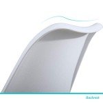 GOTMINSI Set of 2 Modern Dining Shell Chairs