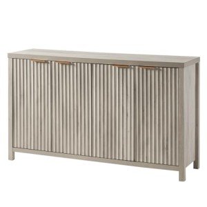 Oxford Fluted Storage Cabinet with Adjustable Shelves