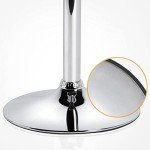 Set of 2 Black Adjustable Bar Stools