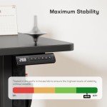 Marsail Adjustable Height Electric Standing Desk 48x24