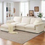 HALLYBEE Modular Deep Seat Sectional Sofa Set