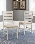 Modern Farmhouse Dining Chairs - Whitewash, Set of 2