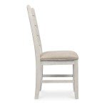 Modern Farmhouse Dining Chairs - Whitewash, Set of 2