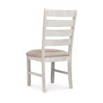 Modern Farmhouse Dining Chairs - Whitewash, Set of 2