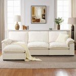 HALLYBEE Modular Deep Seat Sectional Sofa Set
