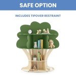 Delta Children Tree Bookcase - Fern Green Finish