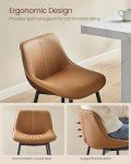 VASAGLE Set of 2 Stylish Bar Stools