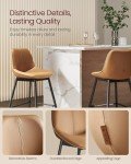 VASAGLE Set of 2 Stylish Bar Stools