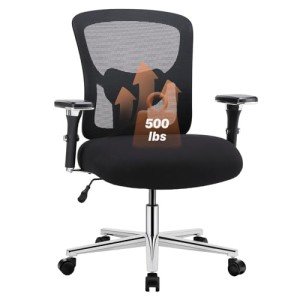 Sweetcrispy Heavy Duty Big and Tall Office Chair