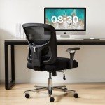 Sweetcrispy Heavy Duty Big and Tall Office Chair