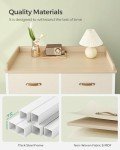 Beige 6-Drawer Dresser and Changing Table