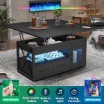 Itaar 40" Lift Top Coffee Table with Storage