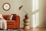 Bulova Atomic Wall Clock with Wooden Frame