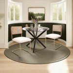 Set of 2 Mid-Century Modern Rattan Chairs