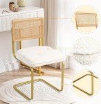 Set of 2 Mid-Century Modern Rattan Chairs