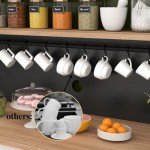 Farmhouse Style Sideboard Buffet Cabinet in Black