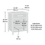 Sauder Cannery Bridge Night Stand in Sindoori Mango