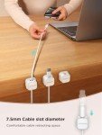 Magnetic Cable Clips - Adjustable Cord Holders - 6 Pack