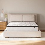 Ashley King Size 12-Inch Hybrid Mattress with Cooling Gel