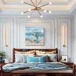Blue Ocean Canvas Wall Art for Living Room