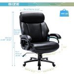 Big and Tall Ergonomic Executive Office Chair