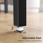 VASAGLE 47-Inch Industrial Dining Table for Four