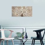 Plum Blossom Floral Canvas Wall Art 24" x 48