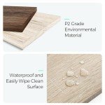 LINSY HOME Farmhouse Coffee Table with Storage Drawers