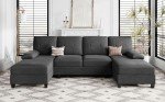 Shintenchi U-Shaped Sectional Sofa with Chaise