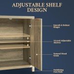 Sunwashed Ash Oak Oxford Storage Cabinet Set of 3