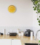 12-Inch Silent Wall Clock with 3D Numbers