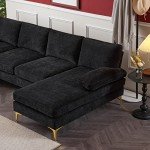 U-Shaped Convertible Sectional Sofa with Chaise