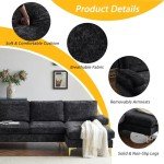 U-Shaped Convertible Sectional Sofa with Chaise