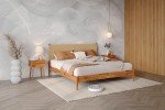 Selina King Bed Frame with Paper Cord Headboard