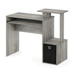 Furinno Econ Multipurpose Computer Writing Desk - Grey