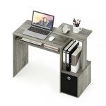 Furinno Econ Multipurpose Computer Writing Desk - Grey