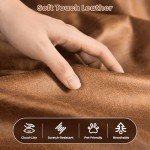 70" Mid Century Modern Loveseat Sofa in Brown