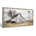 Rustic Farmhouse Wall Art: Country Landscape Decor