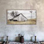 Rustic Farmhouse Wall Art: Country Landscape Decor