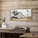 Rustic Farmhouse Wall Art: Country Landscape Decor