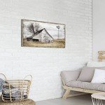 Rustic Farmhouse Wall Art: Country Landscape Decor