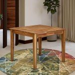 Oxford Square Dining Table for Small Spaces, 36