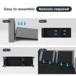 Light Grey L-Shaped Convertible Sofa for Small Spaces