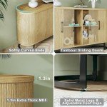 54" Mid Century Modern Sideboard Buffet Cabinet