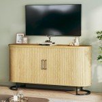 54" Mid Century Modern Sideboard Buffet Cabinet