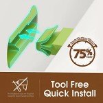 Rolanstar 6-Drawer Modern Storage Dresser - White