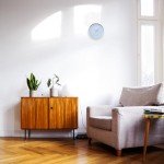 Braun Classic Large Silent Sweep Wall Clock - Grey