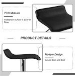 Stylish Adjustable Bar Stool Set of 2